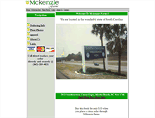 Tablet Screenshot of mckenzie-farms.com